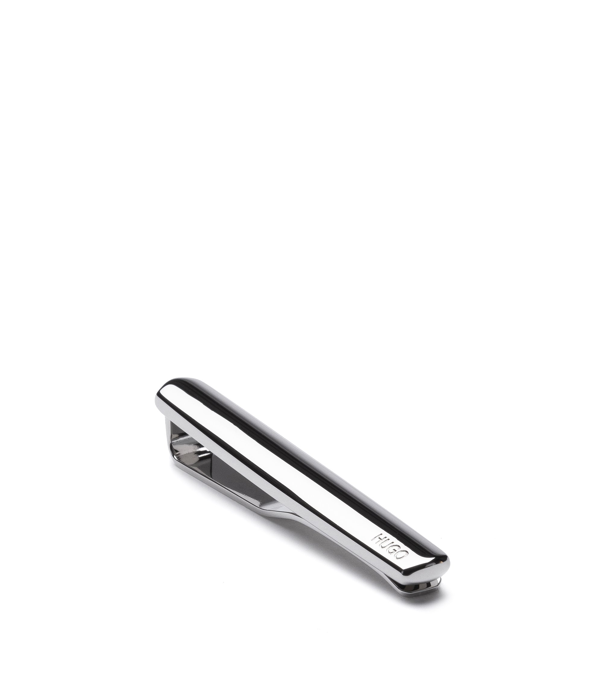 Marquette University-Brushed Metal Tie Clip-Silver 